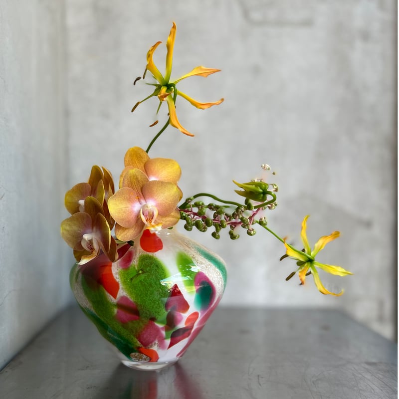 FIDRIO｜Mixed colours Vase Belly フラワーベース | 花福 オン...