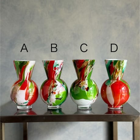 FIDRIO｜Mixed colours Bolvase conical neck フラワーベース