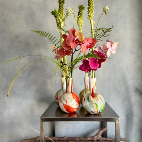 FIDRIO｜Mixed colors Vase Globe (S) フラワーベース