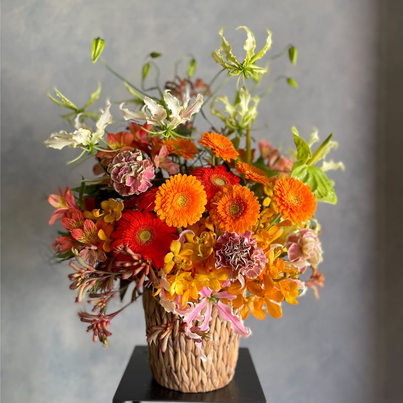 季節のアレンジメント deluxe | 花福 オンラインショップ