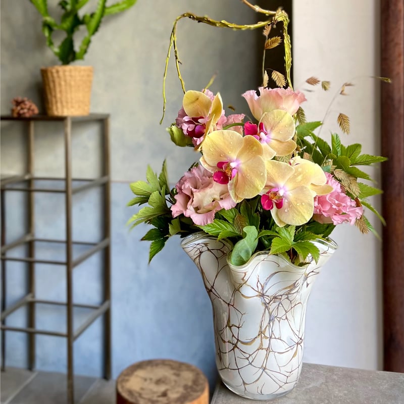 FIDRIO｜Lightning Wave(L) フラワーベース | 花福 オンラインショップ