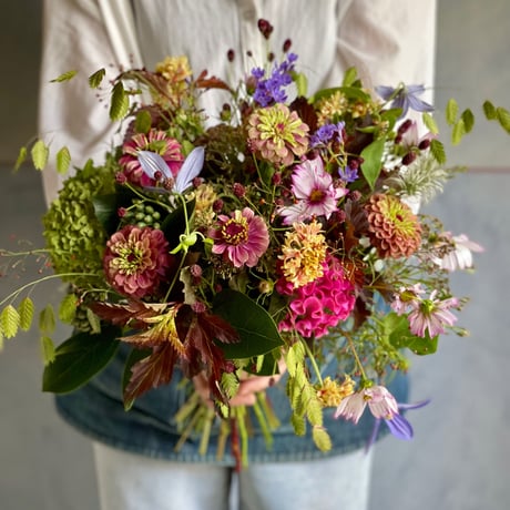 レッスン｜ Bouquet ブーケコース   季節を束ねる