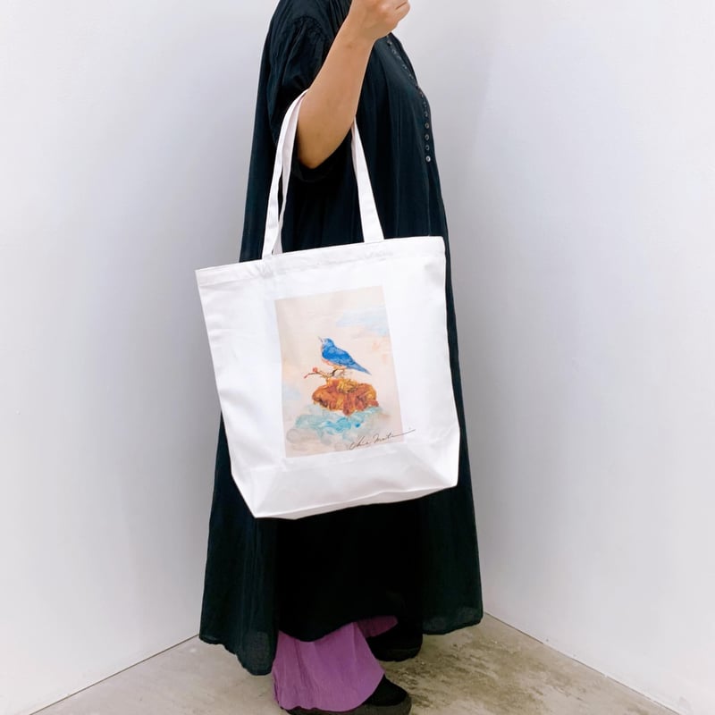 松井智惠《青蓮丸、西へ》トートバッグ＆ポストカード セット