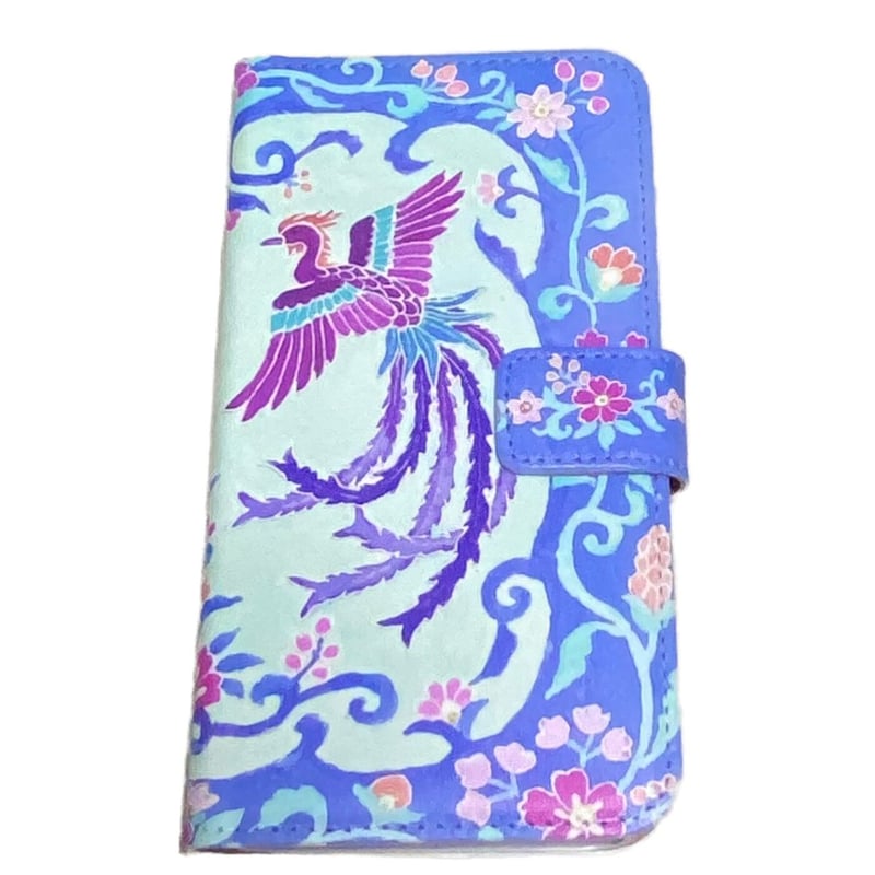友禅スマホケース手帳型 鳳凰 | 隆生工房 STORE