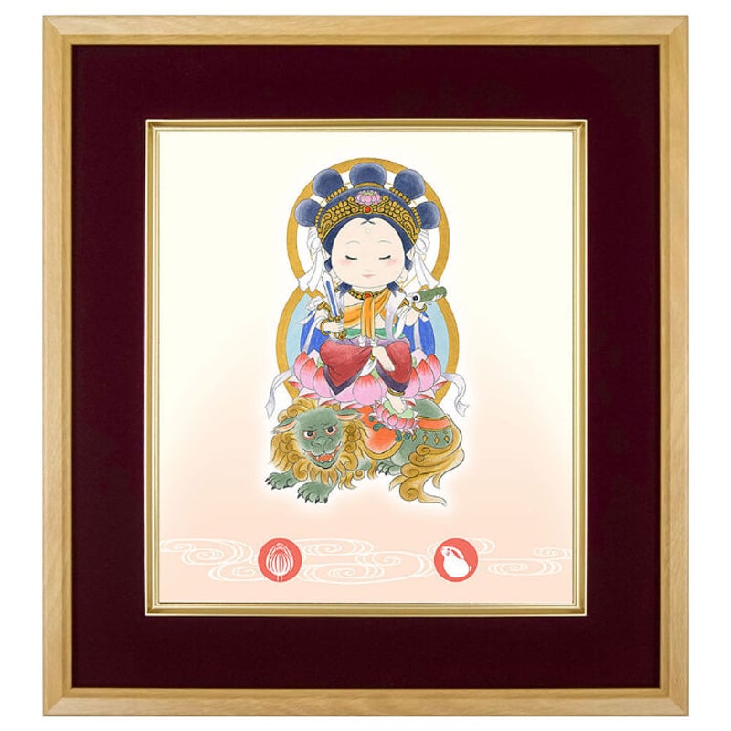 コレクション 干支うさぎさんの大きな色紙、額付き 干支うさぎさんの