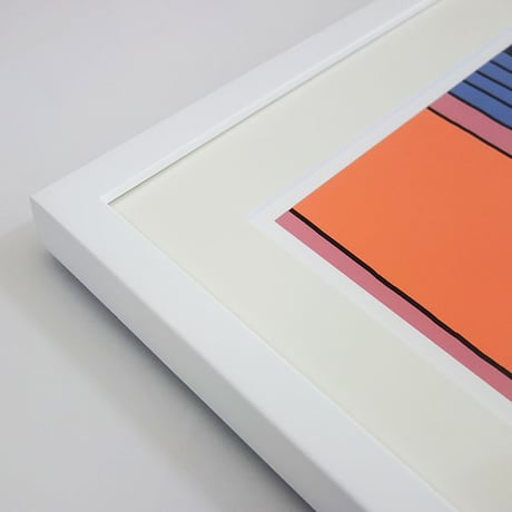 版画　オートモアイ 「Untitled」 シルクスクリーン　額付き　2022年　OIL by 美術手帖 ARTWORKS　モダンアート　現代美術　人物画　Auto Moai　真作保証