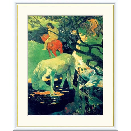 ゴーギャン、【アリスカン近傍】、希少な画集画、新品高級額 額装付 Yahoo!オークション - ゴーギャン 【アリスカン近傍】 希少な