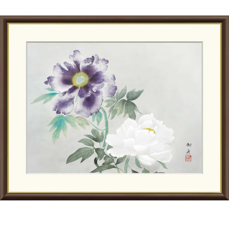 模写/速水御舟/紫蘭/シラン/花図/横物/掛軸/名家伝来/AK-237 CATEGORY 速水御舟（はやみぎょしゅう） | 名画.shop