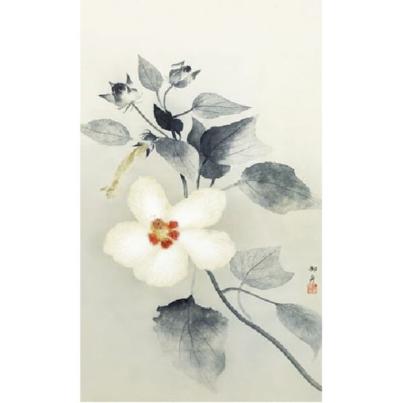 特別価格 ホビー・楽器・アート 掛け軸 速水御舟 リトグラフ （複製