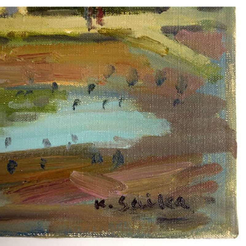 【平松利昭】直筆　F4号　裸婦　　油絵　油彩画 平松利昭】直筆F4号裸婦油絵油彩画