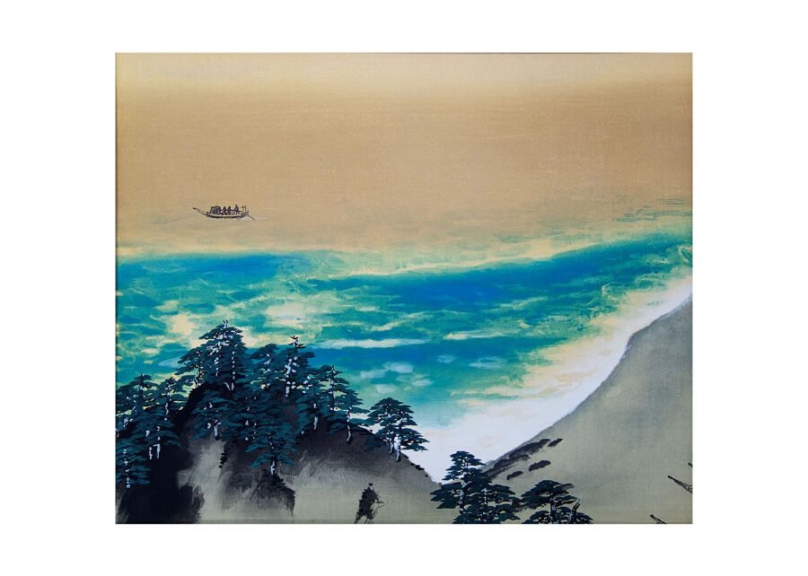 横山大観『富士山』木版画【真作保証】 絵画 横山大観 『富士山』 木版画 - 北海道画廊