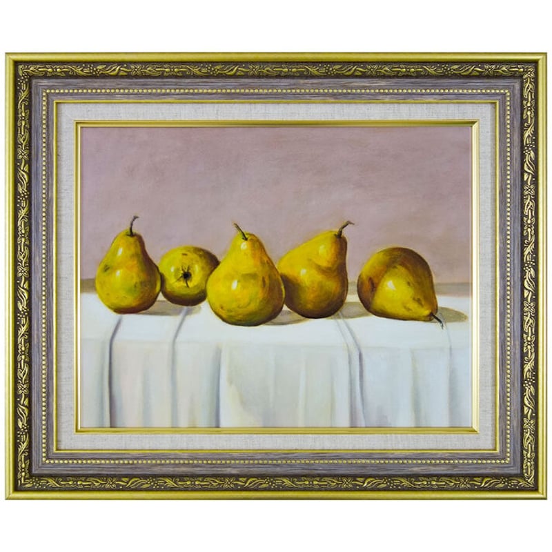 田中良枝 作 油彩画 油絵 静物画 額 田中良枝 作 油彩画 油絵 静物画 額