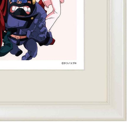 タツノコプロ監修 「タイムボカンシリーズ ヤッターマン 3 」 ジークレー版画 額入り 複製画　昭和のテレビアニメ　1977年TV放映 Yatterman【四つ切】【C8006】