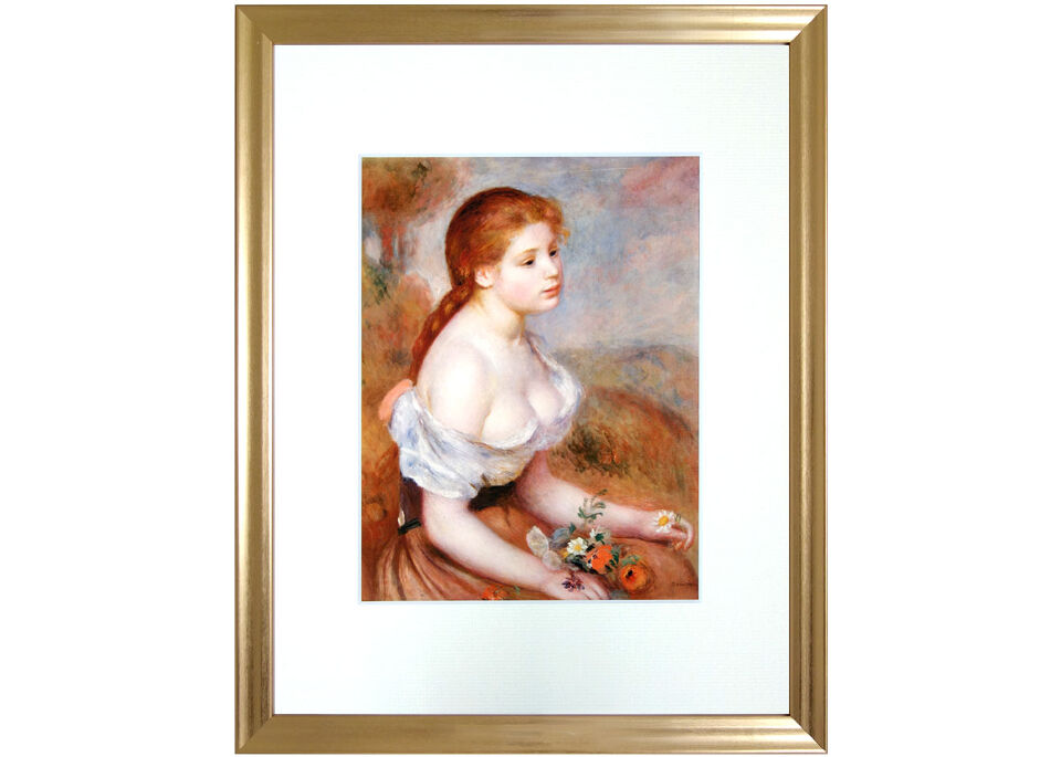 上村松園【御ひな之図】複製画 額装版