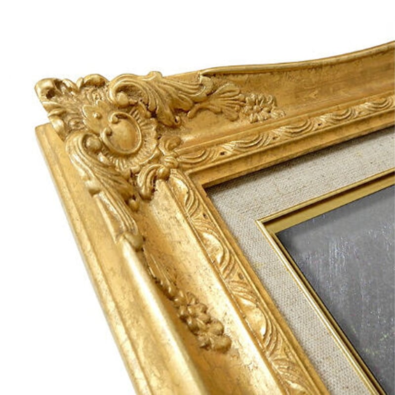 ミレー 「晩鐘」額付き 複製画 ジェル加工 世界の名画洋画