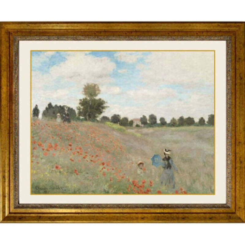 モネ アルジャントゥイユのヒナゲシ 絵画 クロード・モネ「ひなげし