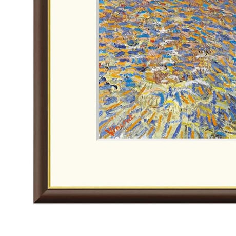 ★ ゴッホ 「種まく人」 額入り 複製画 高精彩工芸画 額絵 額装画 名画 レプリカ 透明アクリル ポスト印象派 アルル時代 クレラーミューラー美術館所蔵  J1-242 【納期：約1週間】