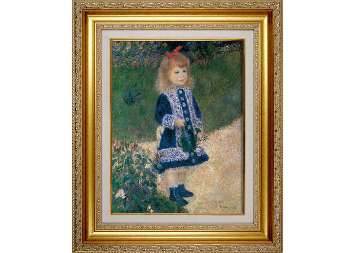 ジョウロを持つ少女