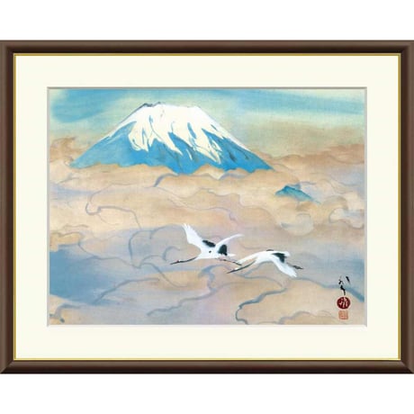 heartpipi　川端龍子作　工芸画　「金鱗飛沫」　額装　C　4323B heartpipi様専用 川端龍子作 工芸画 「金鱗飛沫」 額装 C 4323B