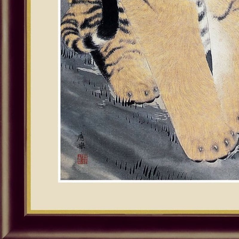 竹内敏彦 絵画 油絵 肉筆油絵 動物画 縁起物 虎図 F20 竹内敏彦 絵画 油絵 肉筆油絵 動物画 縁起物 虎図 F20 竹内敏彦