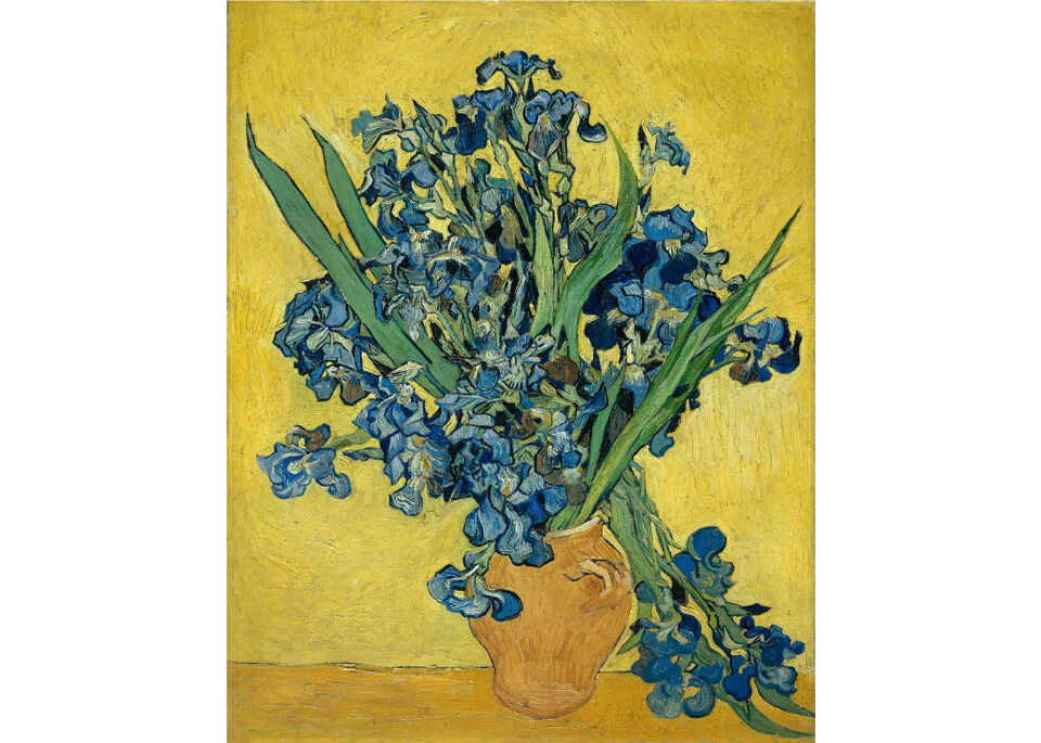 Vincent Van Gogh Irises ゴッホ展 立体複製画 2010
