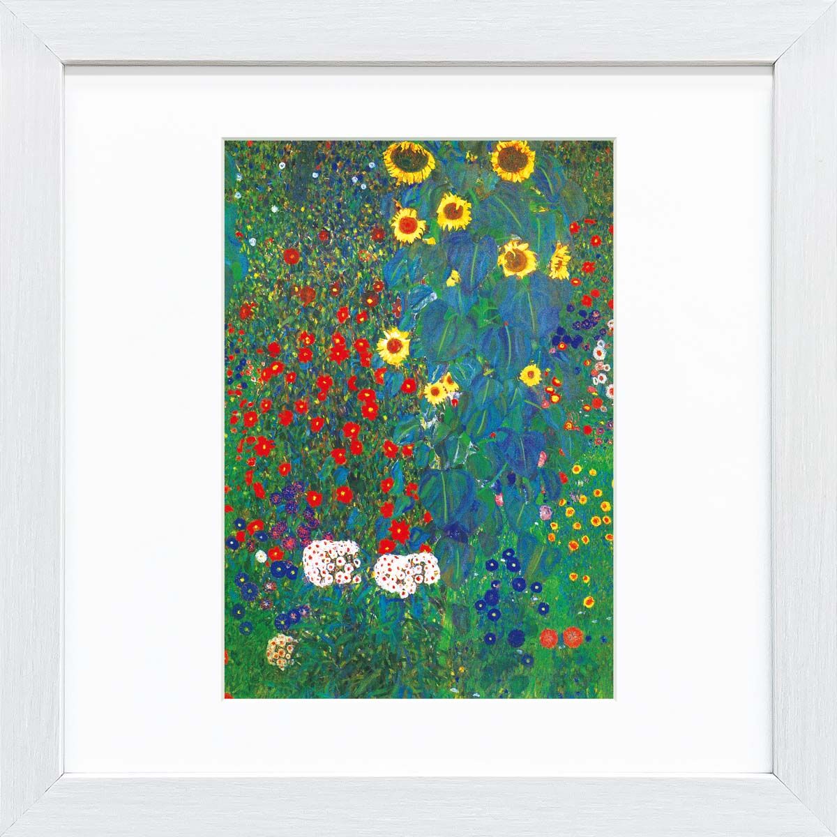 クリムト「ひまわりの咲く農家の庭」美術工芸版画 世界の名画 おうち