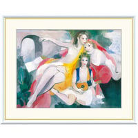 ☆ 版画 ミュシャ 「夜のやすらぎ：四つの時」 ジクレー 複製 額入り