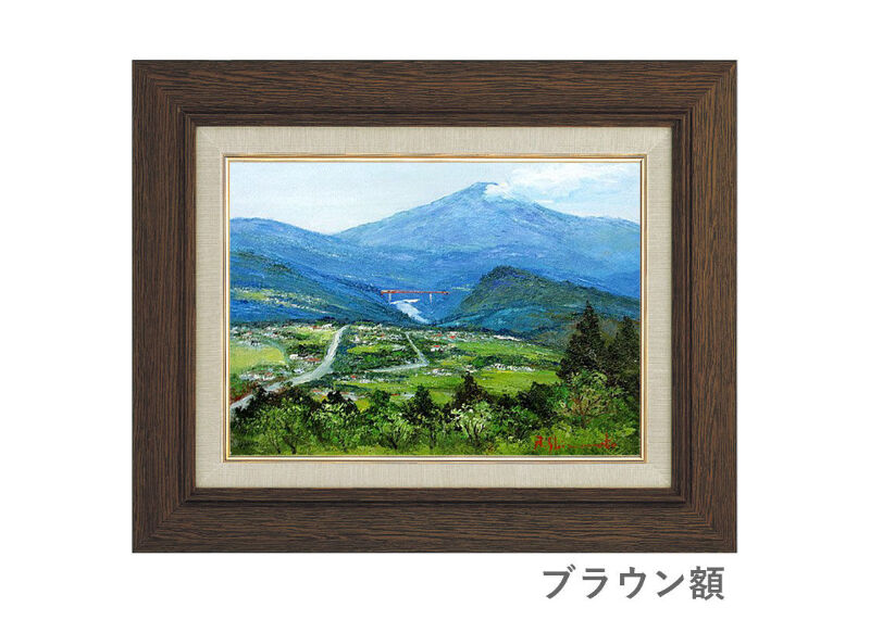 油絵、沢 健 (F20号)