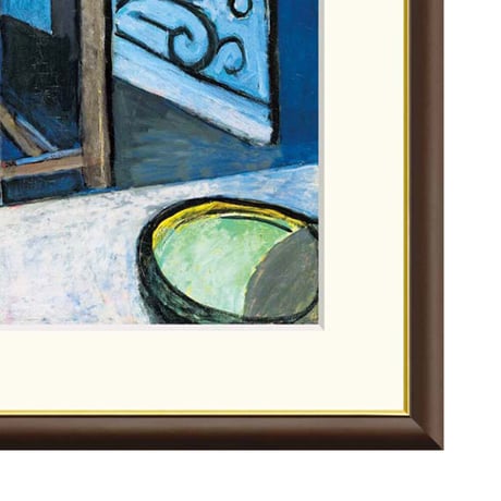 アンリ・マティス 「金魚鉢のある室内」 額入り 複製画 高精彩工芸画 額絵 額装画 アート レプリカ 透明アクリル 表現主義 フォーヴィズム マチス J1-097 【納期：約1週間】