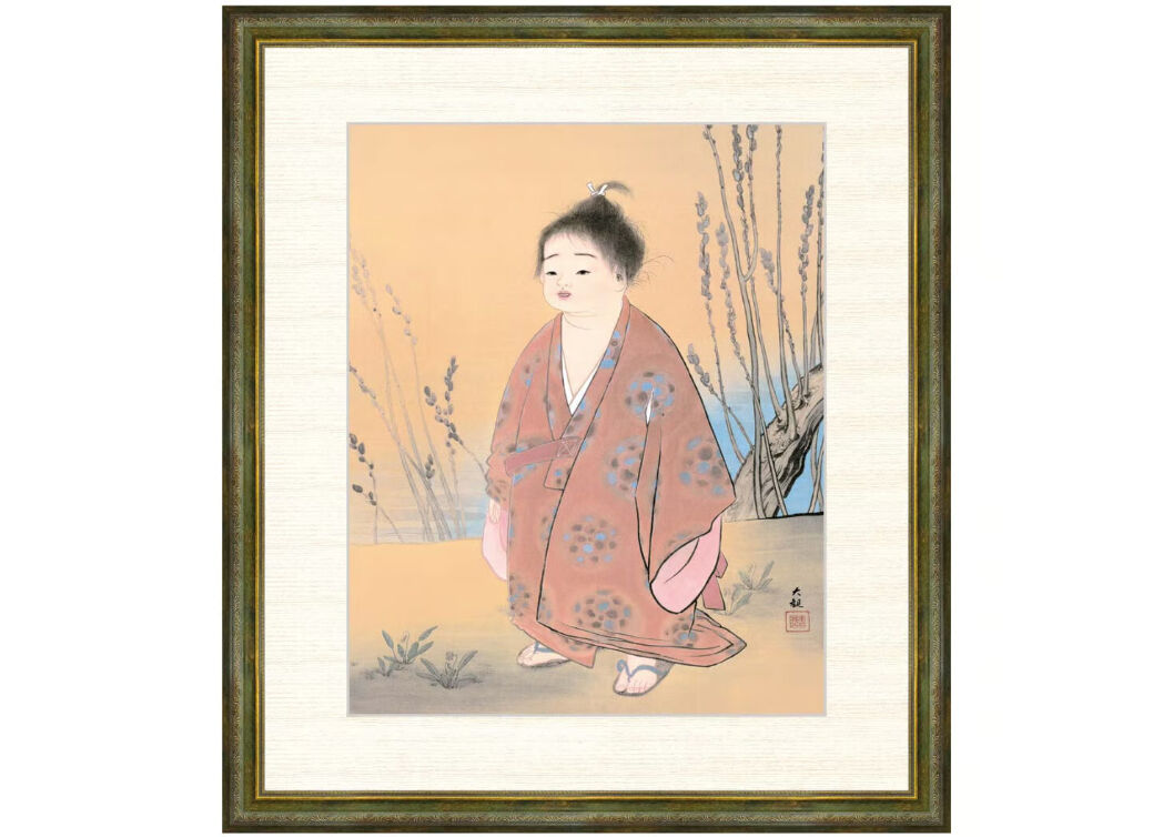 横山大観『無我』高精細巧芸画 F8号 絵画 新品 インテリア アート 名画