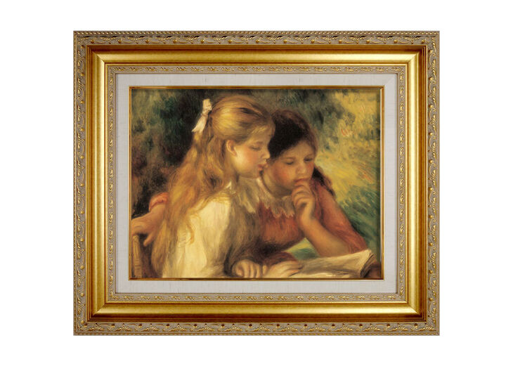 ルノワール　「読書」　リトグラフ ルノワール 「読書する女」 [15330114]のアート作品 - アフロ