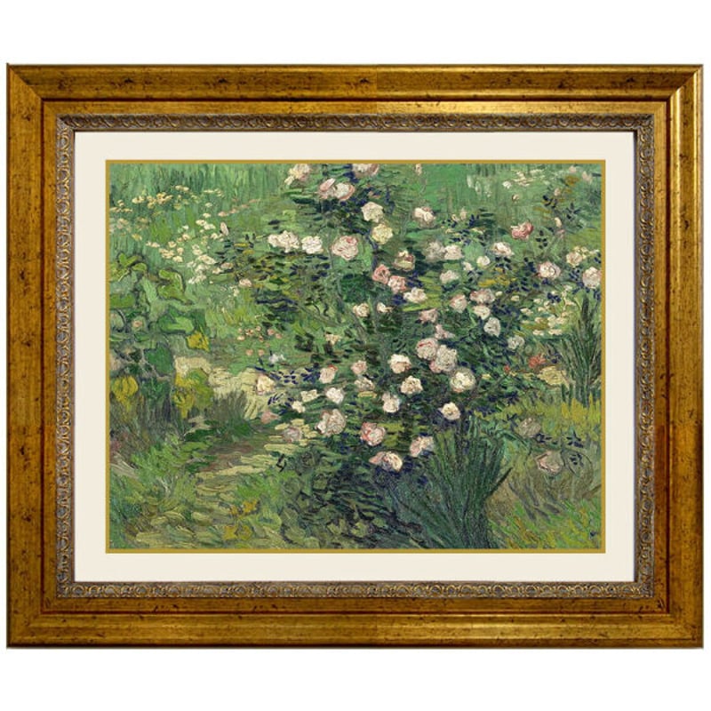ゴッホ「薔薇」 複製画 キャンバス地にジクレー 額付き | 名画.shop 