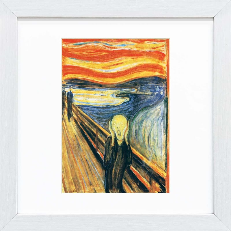 世界の名画『 ムンクの叫び 』原画／アクリル画／イラスト／絵画