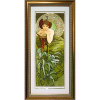 クリムト 「音楽 I」 額入り 複製画 高精彩工芸画 額装画 レプリカ