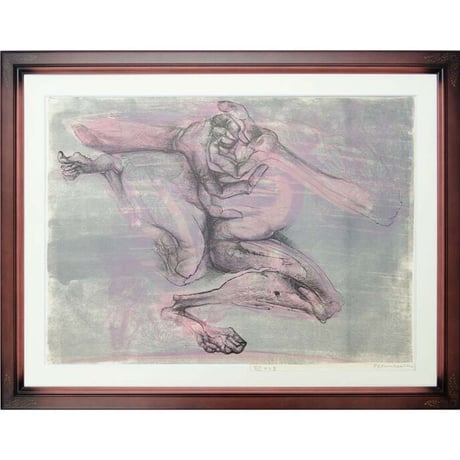 Andrew Wyethの直筆サイン入りリトグラフ「Jacklight」