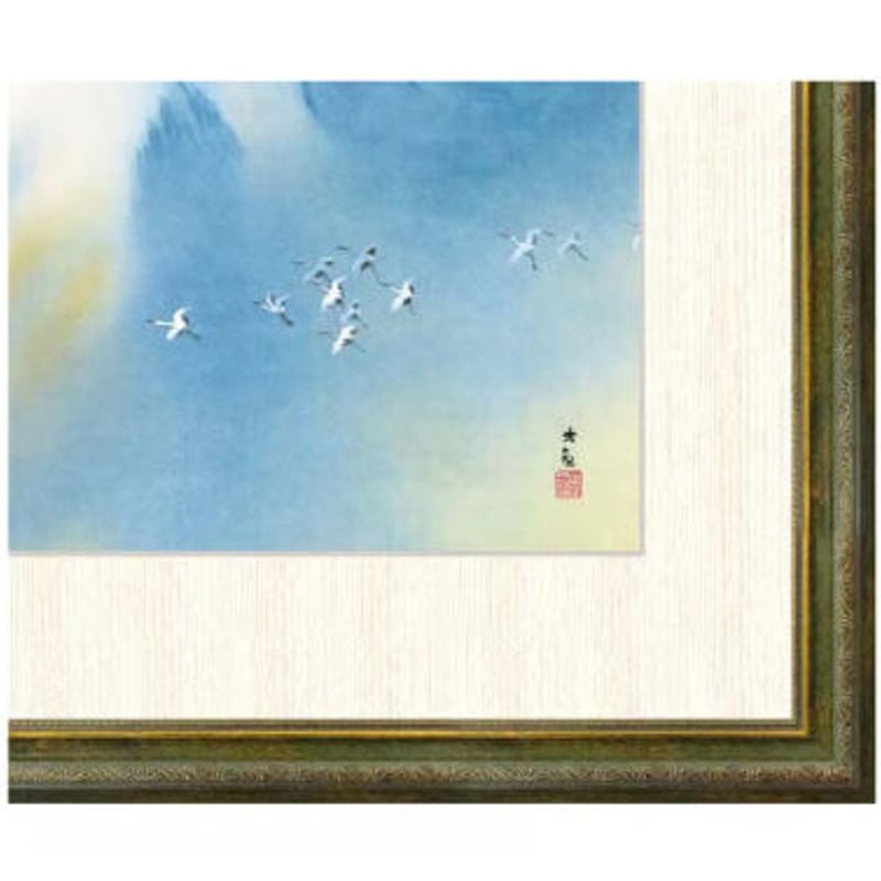 松浦安弘、【二つの大聖堂（オストゥーニ）】、希少な額装用画集より