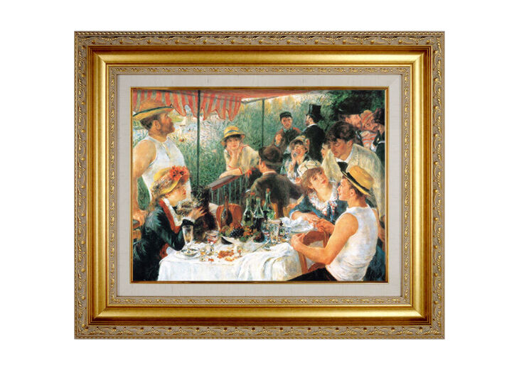 大型額付き♪☆ルノワール複製名画額☆アクリル板付☆外寸約810×585mm