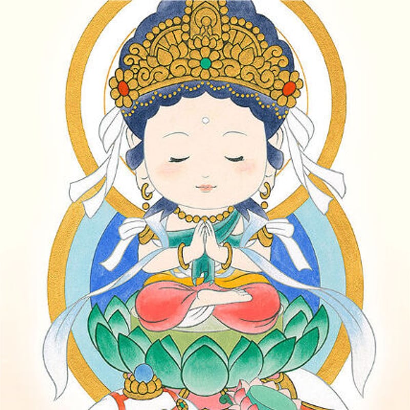 ラピスラズリ（瑠璃）御守り本尊百八念珠（辰巳）普賢菩薩 小高い