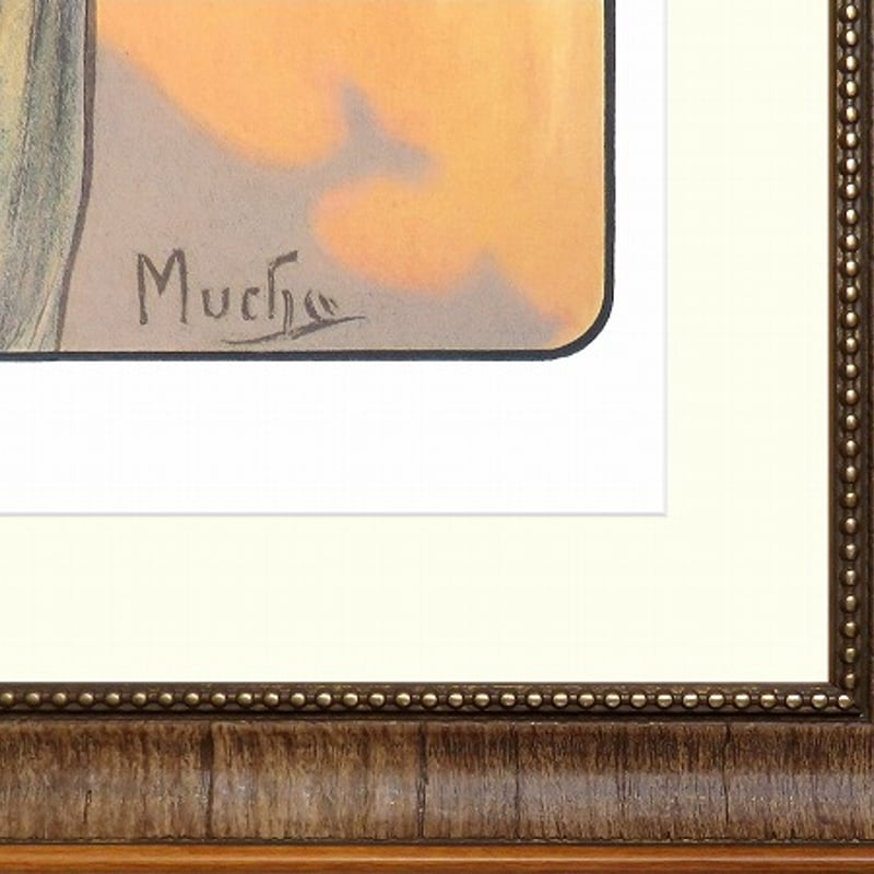 Mucha アルフォンス・ミュシャ フルーツ 果物 リトグラフ アールヌーヴォー Mucha アルフォンス・ミュシャ フルーツ 果物 リトグラフ アール