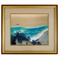 ☆ 版画 ミュシャ 「桜草」 リトグラフ 額入り 大型絵画 ミュシャ財団