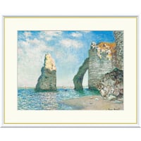 2252❣️ ロバート・ウッド 「 山と川の風景 」　立体複製　6号 2252❣️ ロバート・ウッド 「 山と川の風景 」 立体複製 6号