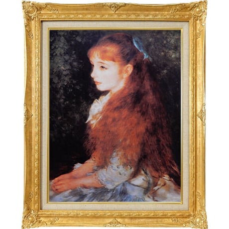 ルノワール、ヴォワザンの村の入口、希少画集画、新品額装付