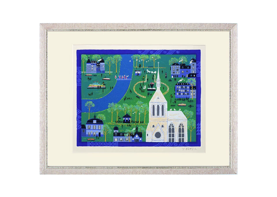 吉岡浩太郎 版画 シルクスクリーン 蝶の詩 260/500 大判 絵画 額縁