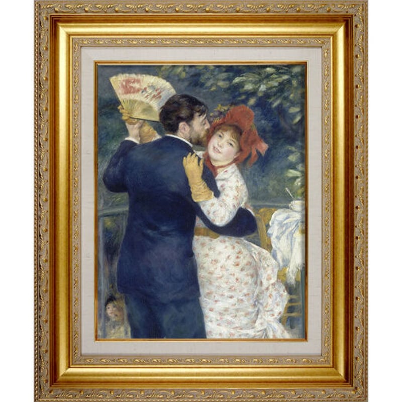 ◇オーギュスト•ルノワール◇「都会のダンス」ネオシルク複製画ほぼ未