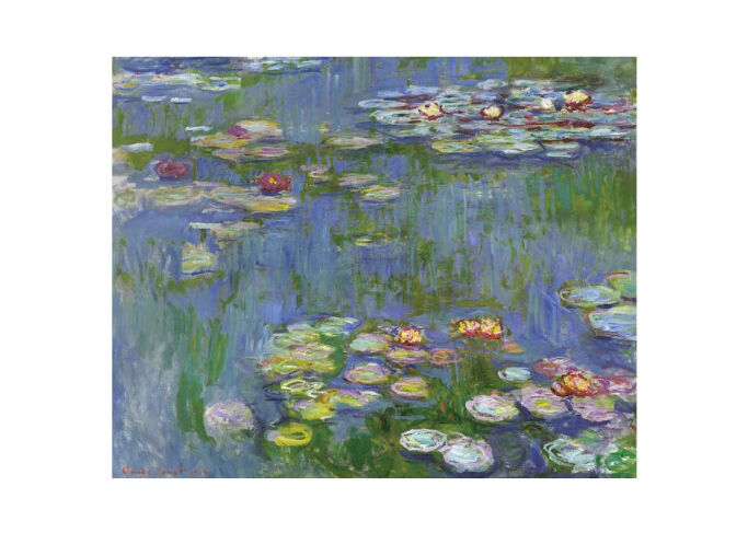 クロード・モネ『睡蓮』複製アルゴグラフ