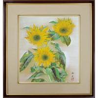 版画 平山郁夫 「鹿野苑の釈迦」 シルクスクリーン 彩美版 額付き 限定