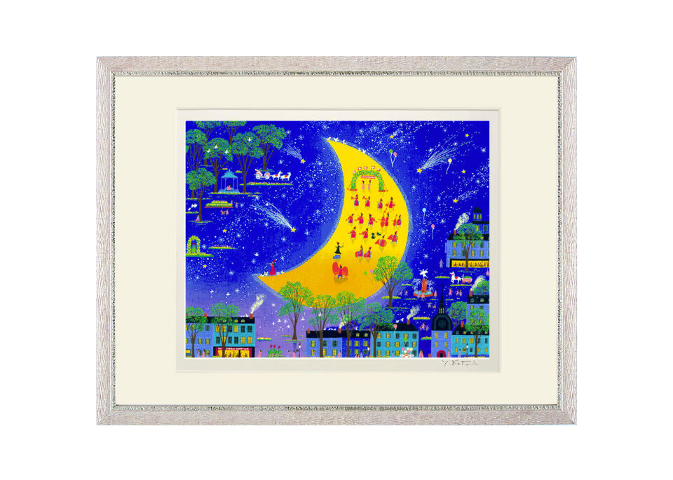 吉岡浩太郎 版画 シルクスクリーン 蝶の詩 260/500 大判 絵画 額縁