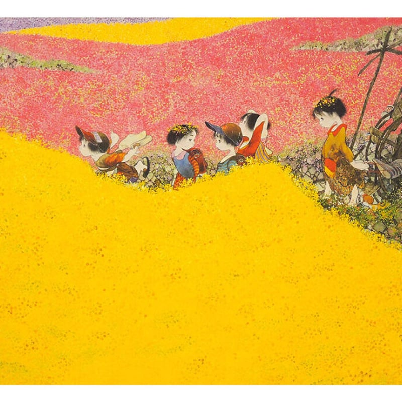 リトグラフ‥版画、中島潔