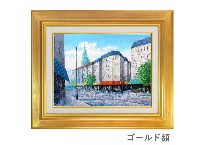 ベルナール・ビュッフェ「Paysage de banlieue」希少画集の額装画 ベルナール・ビュッフェ「Paysage de banlieue」希少画集の額装画