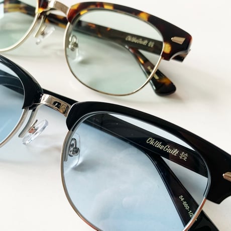 Oh!theGuilt×SK OLDIES / "FLIP FLOP" SUNGLASSES(BLACK × SILVER × BLUEレンズ）